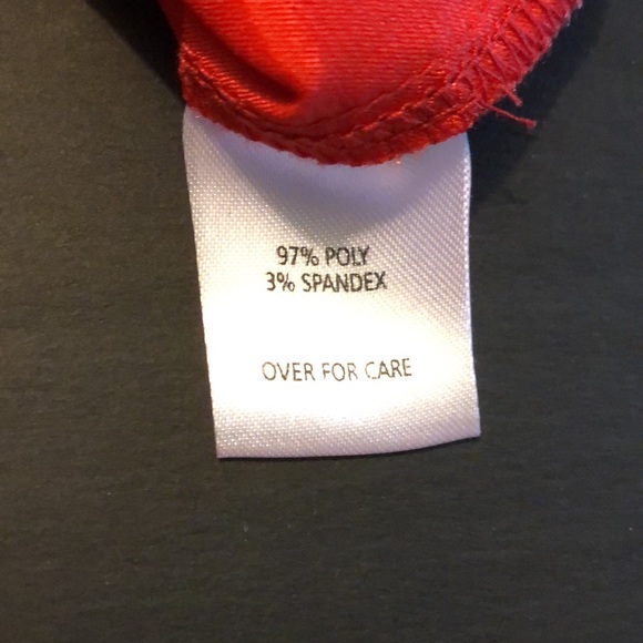 4/$25 Richie Tailor Top Blouse Medium M Red Orange - Picture 11 of 12